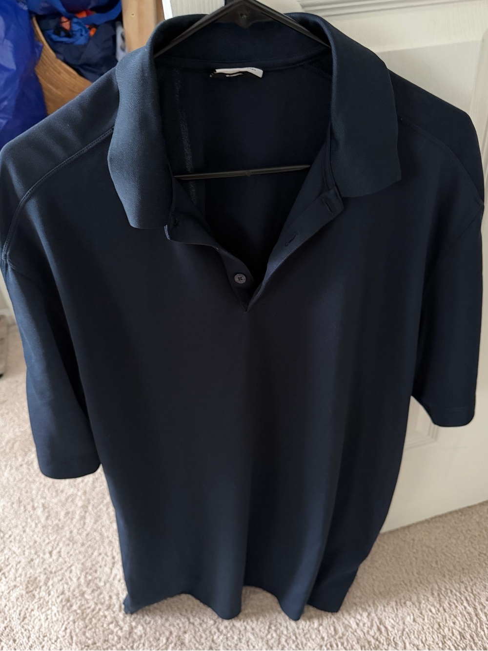 Nike Golf Dri-Fit Polo Mens XL Black Performance Short Sleeve Shirt